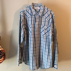 Levi’s plaid western shirt